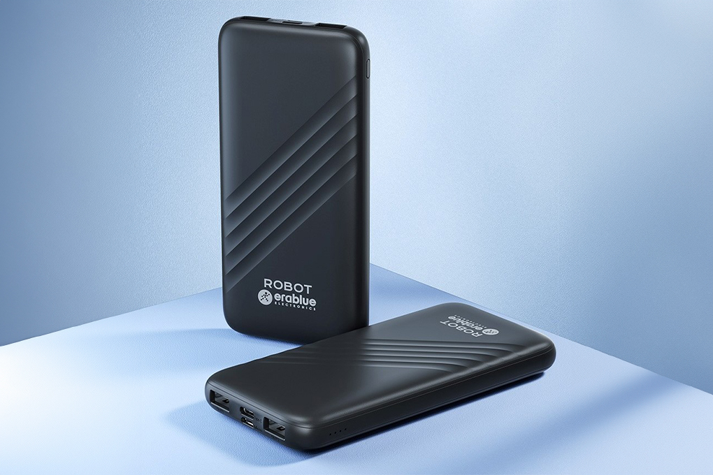 Powerbank 10000 mAh Micro - Type C Robot Erablue RT101 Black