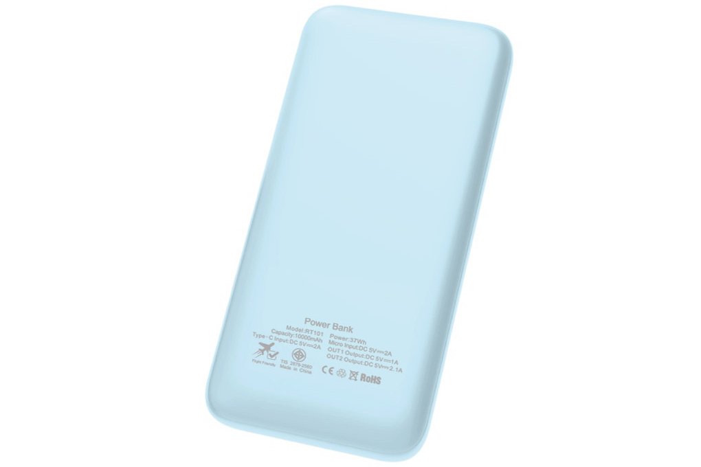 Powerbank 10000 mAh Micro - Type C Robot Erablue RT101 Blue