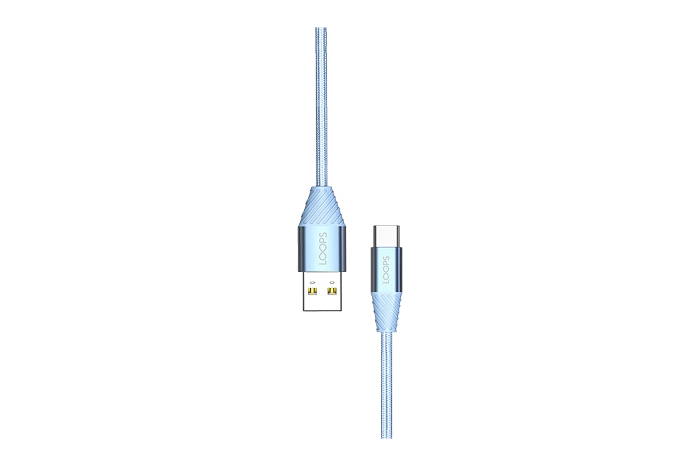 Kabel Type A - Type C 1m Loops BLUE
