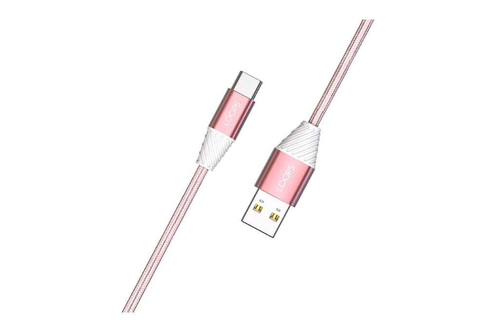 Kabel Type A - Type C 1m Loops PINK 2