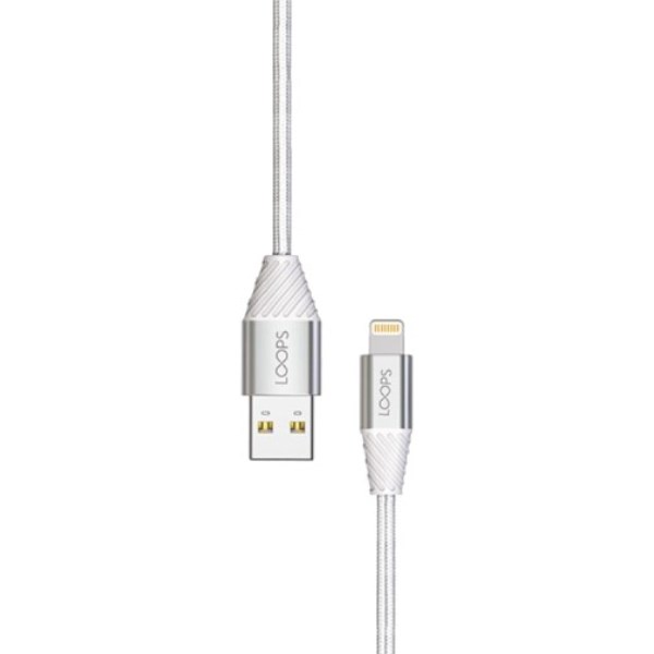 Kabel Type A - Lightning 1m Loops WHITE