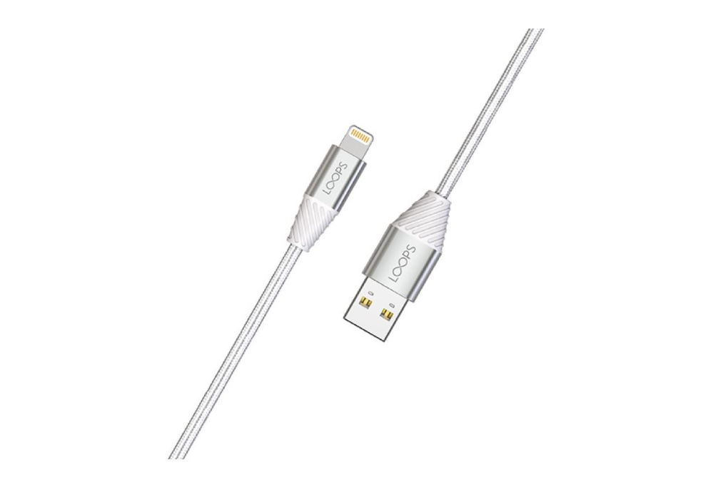 Kabel Type A - Lightning 1m Loops WHITE