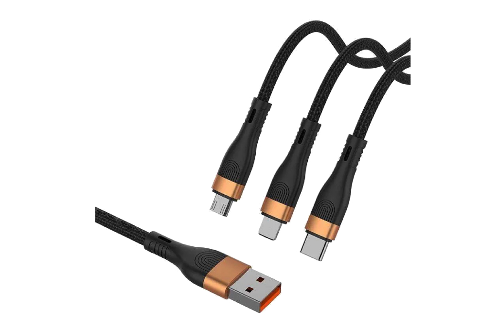 Kabel Data 3 in 1 1.2m Joyseus KB0077 BLACK 2