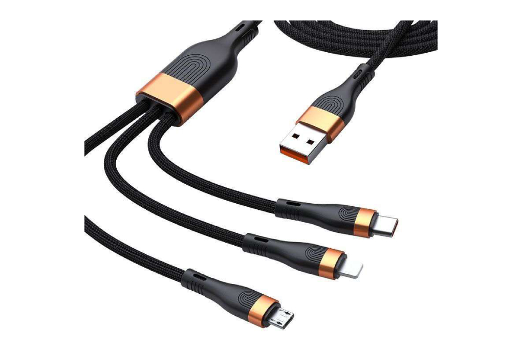 Kabel Data 3 in 1 1.2m Joyseus KB0077 BLACK 3