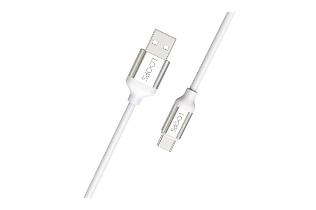 Kabel Type C TPE 1.1m Loops SILVER