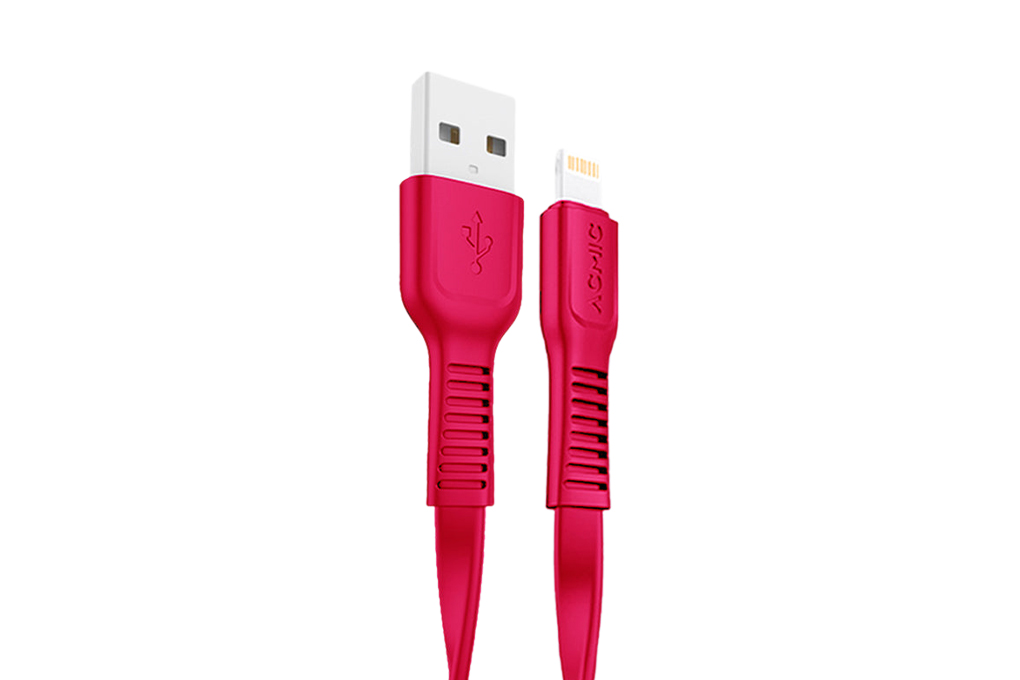 Kabel Data USB to Lightning Acmic FL100 RED