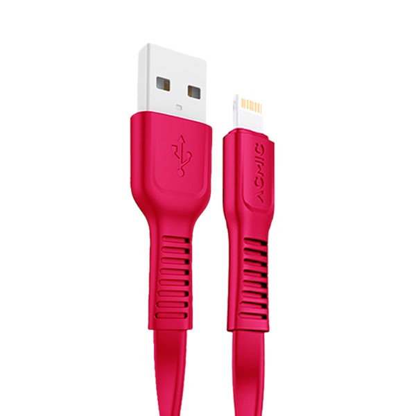Kabel Data USB to Lightning Acmic FL100 RED