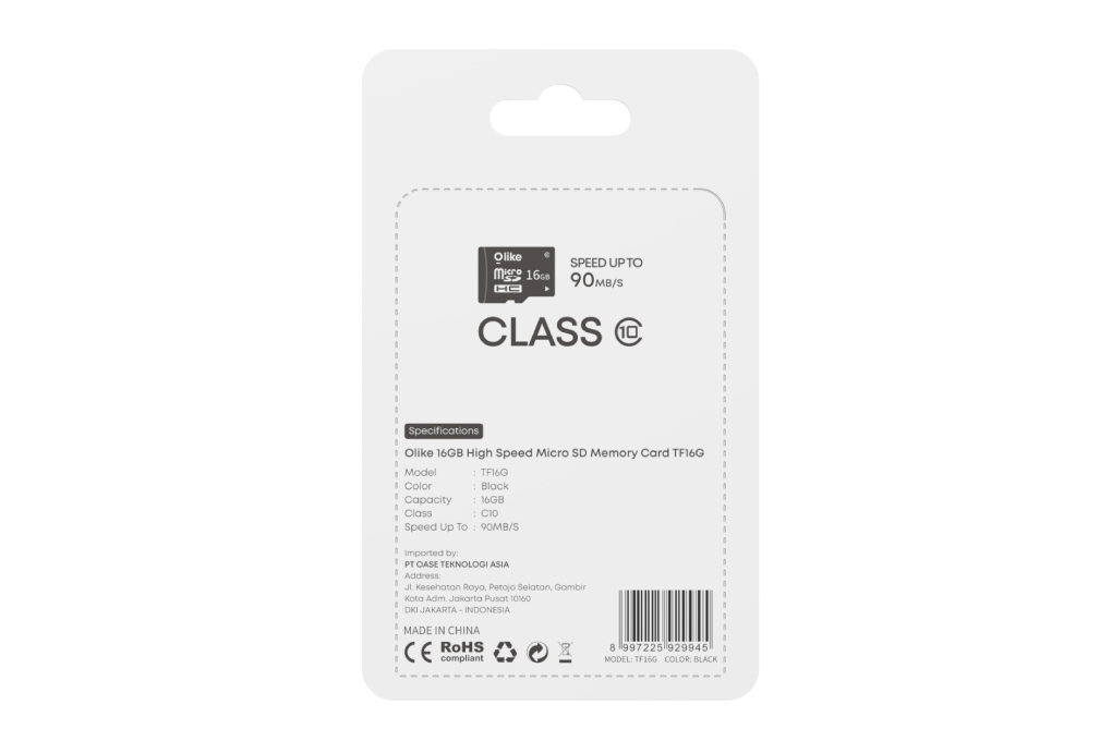 Memory Card Micro SD 16 GB Olike TF16G