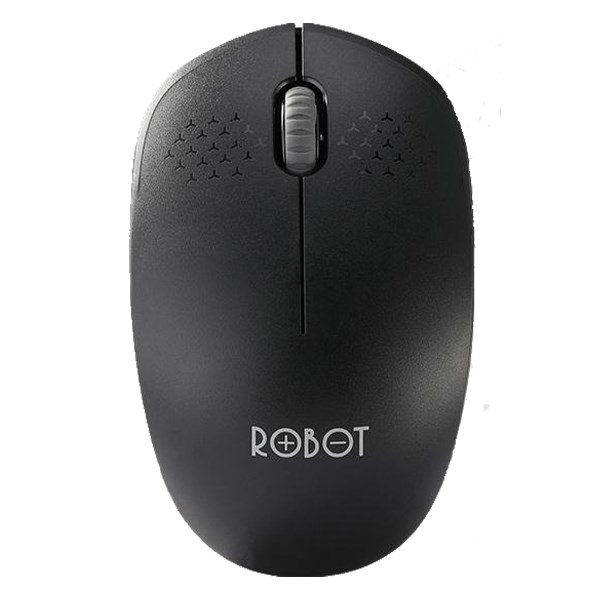 Mouse Nirkabel Robot M210 Black