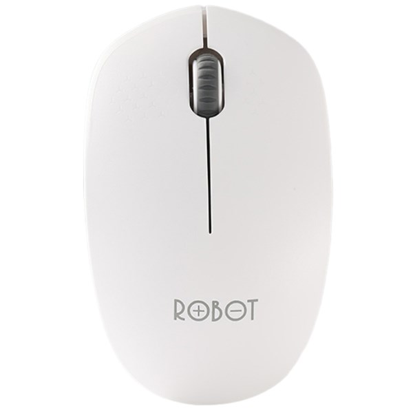 Mouse Nirkabel Robot M210 White