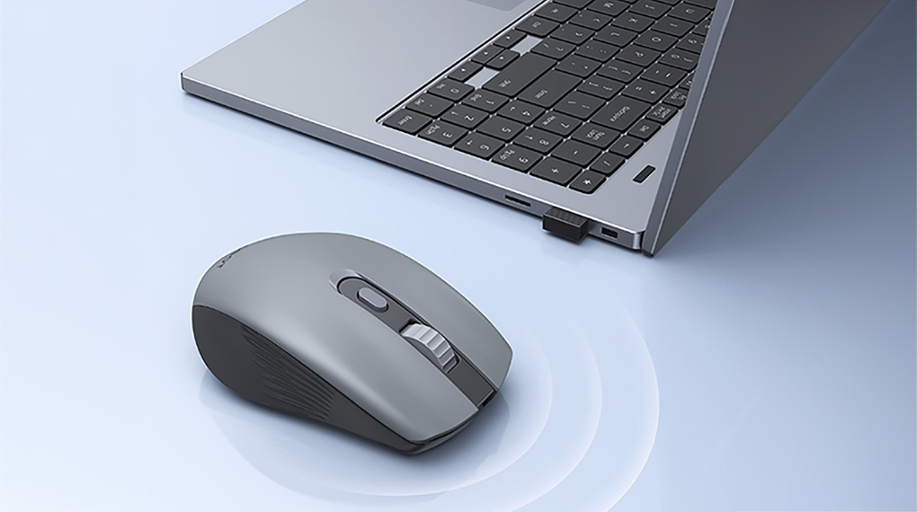 Mouse Nirkabel Silent Robot M370 Grey