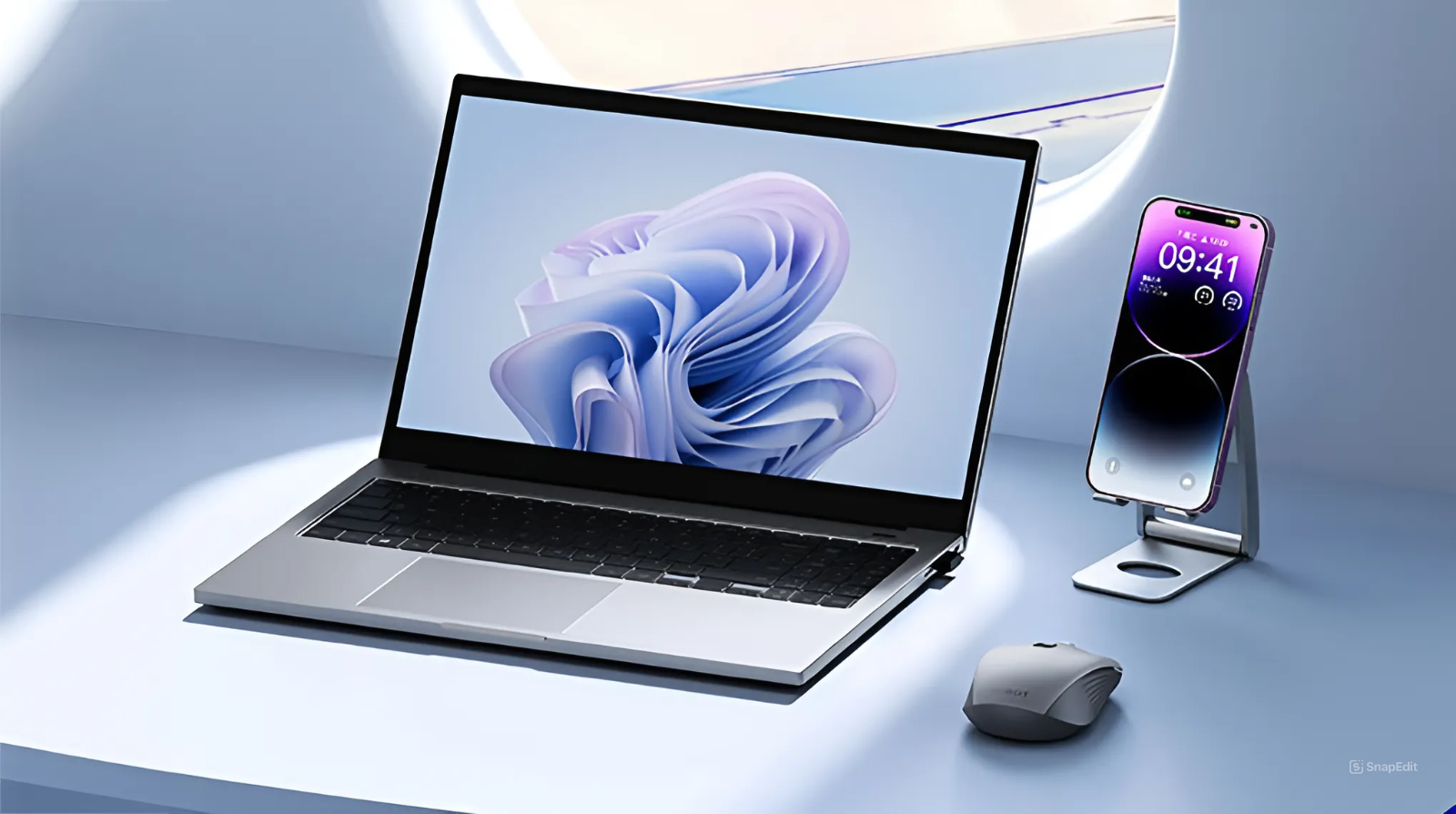 Mouse Nirkabel Silent Robot M370 Grey