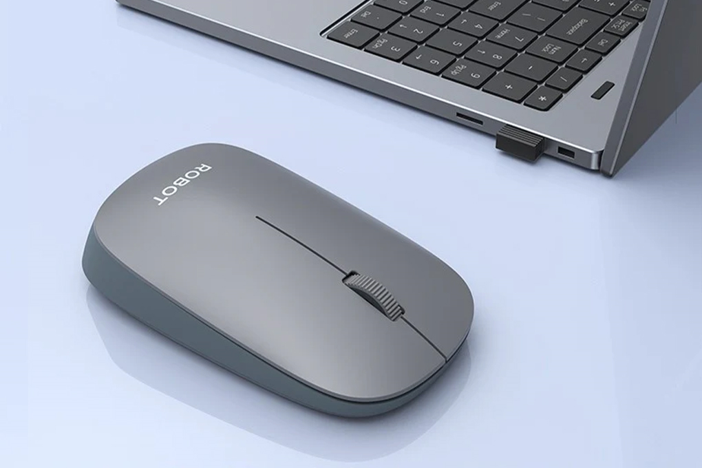 Mouse Nirkabel Silent Robot M390 Black