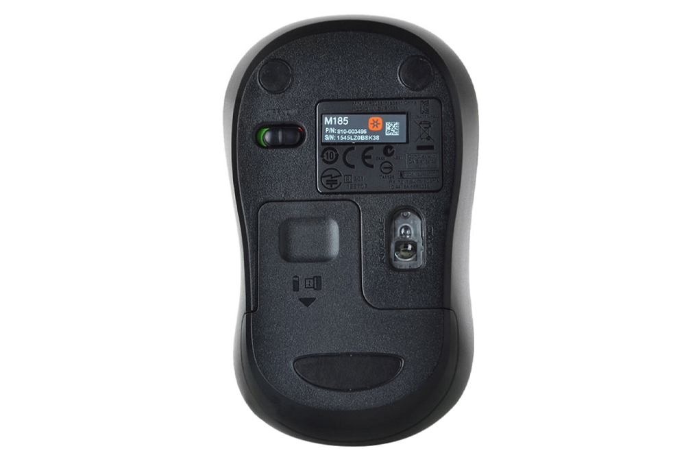 Mouse Wireless Logitech M185 Swift Grey