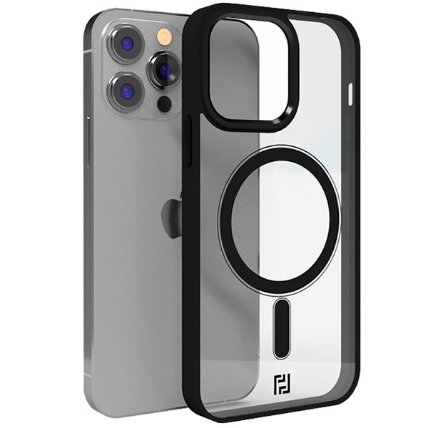 Case iPhone 15 Pro Max Fortegie Black