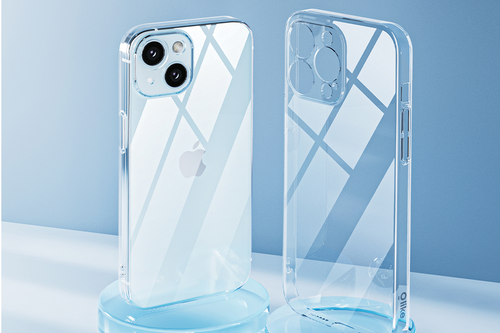 Clear case iPhone 15 Plus Olike TC2 2